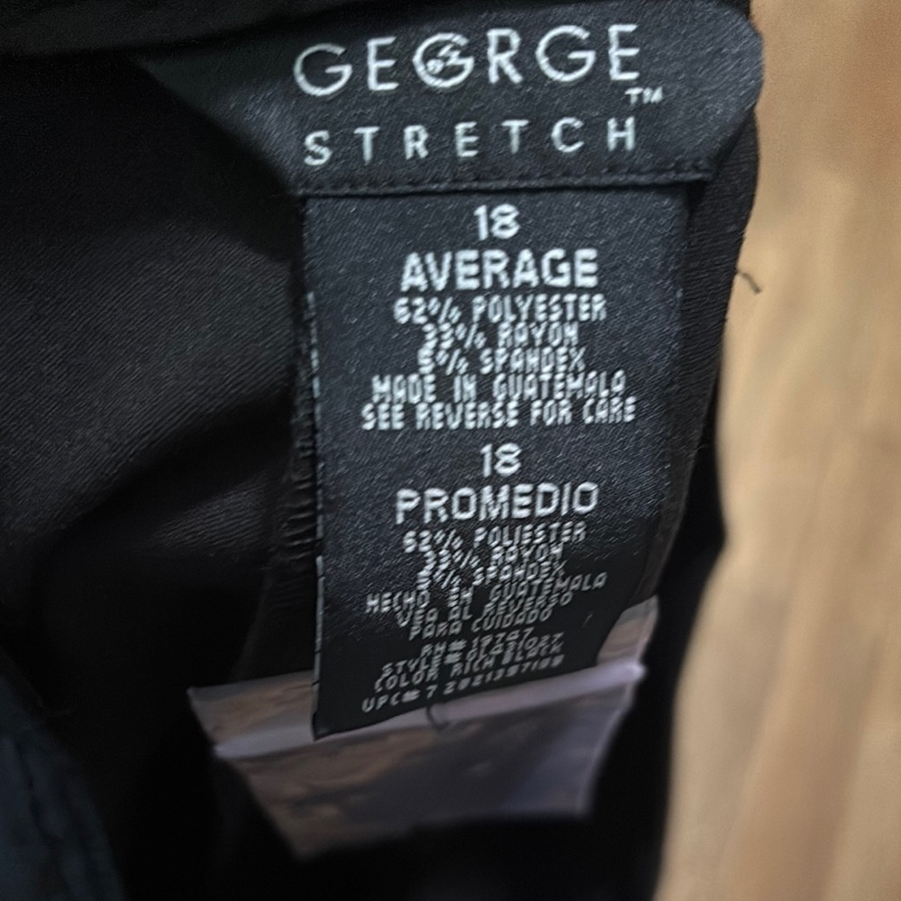 George Stretch Black Pants (A5) - Picture 2 of 3